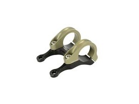 RENTHAL Integra II Stem 10mm Rise 50mm Black/Gold  click to zoom image