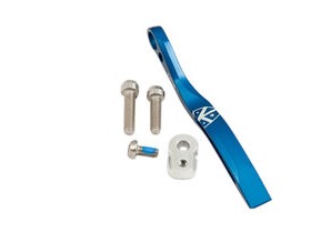 K-Edge Pro road braze-on double chain catcher  Blue  click to zoom image